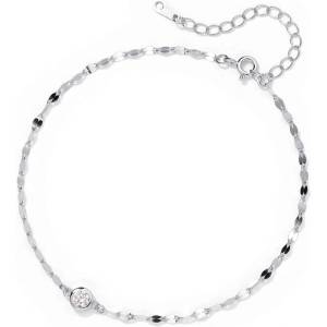 Silenti Jewelry Сребърна гривна за крак "Изживяване