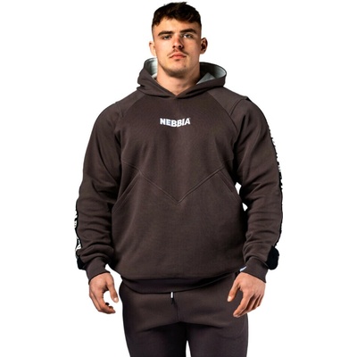 Nebbia Training Hoodie Hero 300 Brown