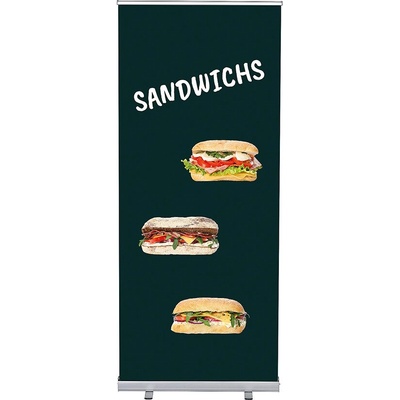 Jansen Display Set Roll-baneru Budget s vytištěným motivem, Sendviče, francouzština, 870 x 2080 mm