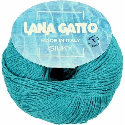 Lana Gatto Silky 30375 azúrovo modrá
