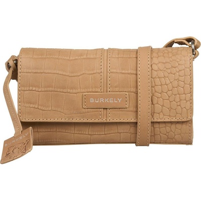 Burkely Parisian Paige béžová dámska kožená taška na opasok crossbody s RFID ochranou