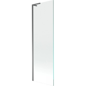 Mexen Next L параван за вана 1-крилен 60 x 150 cm, прозрачен, gun metal - 895-060-000-03-00-95 (895-060-000-03-00-95)