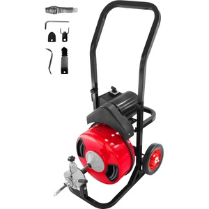 MSW Машина за почистване на тръби 390 w Ø 25 - 125 мм msw-drain clean 23e (msw-drain clean 23e)