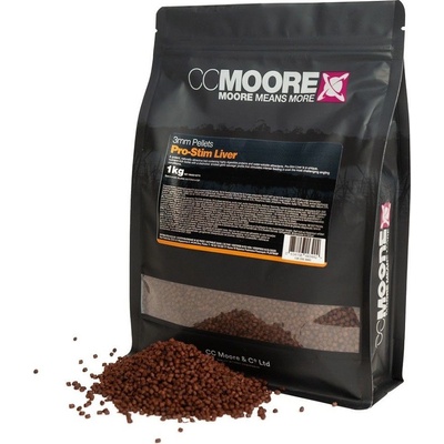 CC Moore Pelety Pro-Stim Liver 1kg 3mm