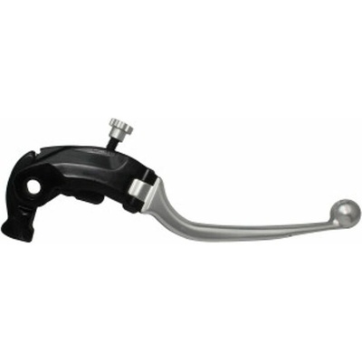 ACCOSSATO Adjustable folding lever ACCOSSATO LV019 in aluminium for Nissin radial brake master cylinder strieborná