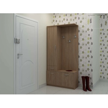 DST Портманто Prestige-dst, дъб амбер