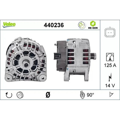 VALEO Alternátor VA 440236