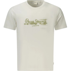 Pepe Jeans Тениска с къс ръкав за мъже pepe jeans, Размер m, Цвят Бял (pm5010292seasonallogofantasy3_bi800)