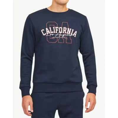 JACK & JONES Jrebnewyork Sweat Crew Neck Sn Blue