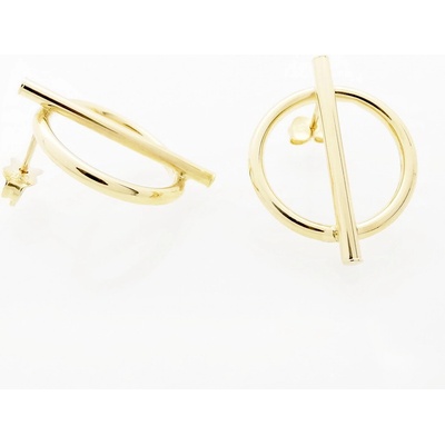 Šperk Holíč zlaté kruhové napichovacie náušnice ZN46