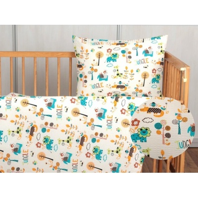 JAN peří Dětské krepové oranžová džungle krep oranžová džungle 60 x 45 cm