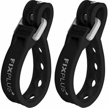 Pásik sťahovací gumový FIXPLUS SLIM FIT 15 cm 2 ks ČIERNY