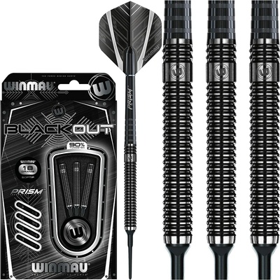 Winmau soft black OUT 90% wolfram 18g