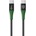 MicroConnect Smart Charge USB-C to USB-C Cable 1m Black/Green Smart Charge USB-C to USB-C Cable 1m Black/Green