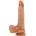 Blush Novelties Renaissance Davinci 8 Inch Sliding Foreskin Dildo with Squeezable Balls Tan