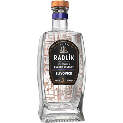 Radlík Slivovice 50% 0,5 l (holá láhev)