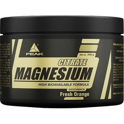 Peak Performance Magnesium Citrate Fresh Orange 240 g