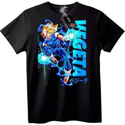 NOONEBRAND Тениска Vegeta Super Saiyan - XL, Black