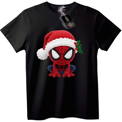 NOONEBRAND Тениска Spider-Man като Дядо Коледа - 6XL, White