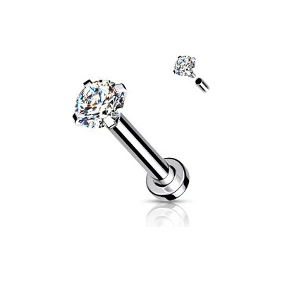 Šperky4U piercing do brady cartilage tragus LB1040C-12062 – Zboží Dáma