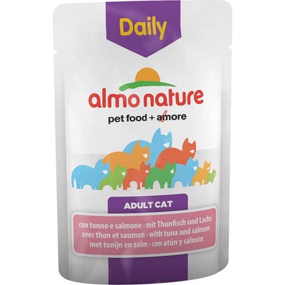Almo Nature Daily Menu Mix III 2 druhy 12 x 70 g