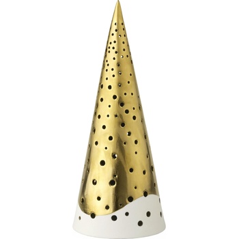 Kähler Свещник за чаена свещ Nobili 25, 5 см злато (693519)