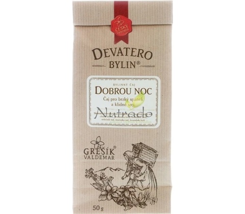 Grešík Dobrou noc Devatero bylin 50 g