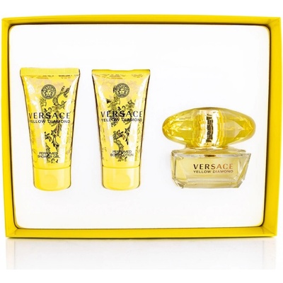 Versace Yellow Diamond pre ženy EDT 50 ml + telové mlieko 50 ml + sprchový gél 50 ml darčeková sada