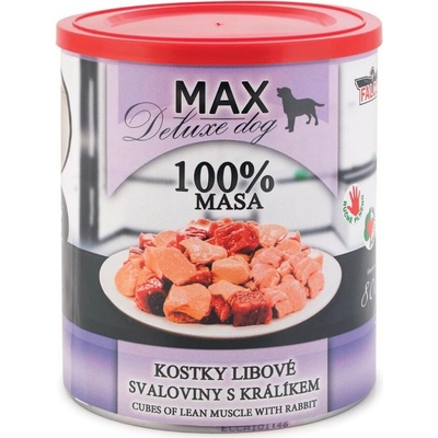 Sokol Falco Max Deluxe Dog Adult kostky libové svaloviny s králíkem 800 g