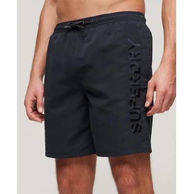 Superdry Бански гащета Superdry Premium Embroidered 17´´ swimming shorts - Black (Eclipse Navy)