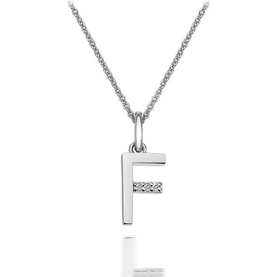 Hot Diamonds Přívěsek Micro F Clasic DP406