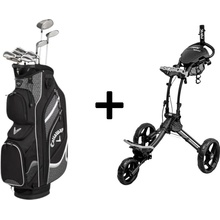 Callaway Solaire 24 dámský set pravý grafit + Clicgear Rovic RV1C 2.0 vozík