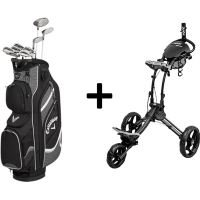 Callaway Solaire 24 dámský set pravý grafit + Clicgear Rovic RV1C 2.0 vozík