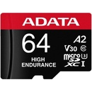 Adata MicroSDXC 64GB High Endurance AUSDX64GUI3V30SHA2-RA1