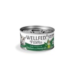 WELLFED Гурме за котки Wellfed Filleto Pure Chicken with Hemp Oil, 70 гр