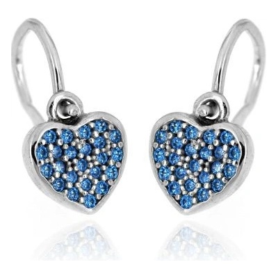 Zlatnictví U Kostela dětské zlaté náušnice srdíčka 892BM