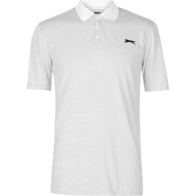 Slazenger pánské triko Slazenger Micro Stripe Bílé