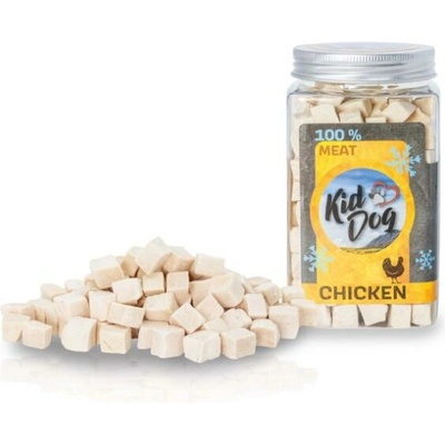 KIDDOG Super Premium 100 % Cubes kuřecí maso sušené mrazem 80 g