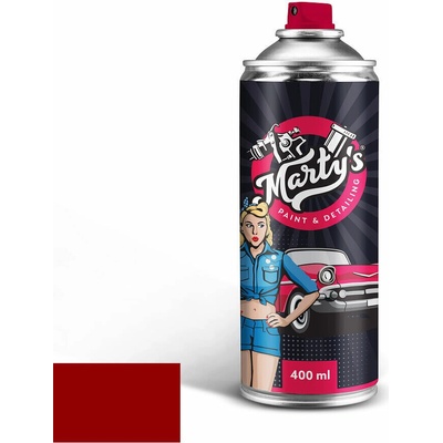 Marty's Autolak ve spreji Škoda LF3K ČERVENÁ CORRIDA kvalita autolaku Profesionální (2K) 400ml