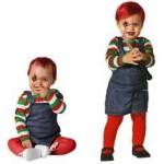 BigBuy Carnival Маскировъчен костюм за бебета Окървавена кукла Halloween Размер 6-12 месеца