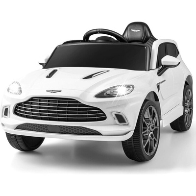 Costway 12V Aston Martin DBX детска кола с 2, 4G дистанционно управление 1, 4-2, 5 км/ч бяла