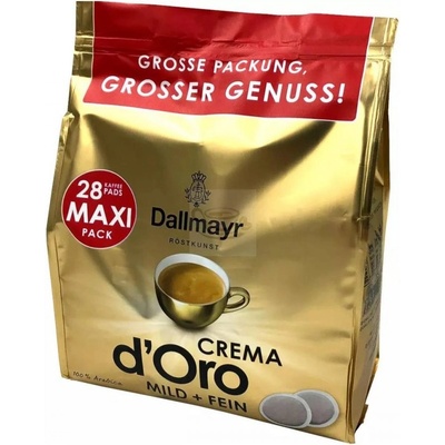 Dallmayr Crema d'Oro Mild кафе падове 28 бр. 65 мм
