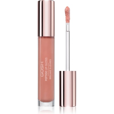 Gosh Copenhagen Peptide Lip Gloss блясък за устни с пептиди цвят 008 Nougat 7ml