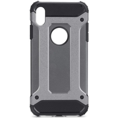 Forcell Противоударен Хибриден Калъф за iPhone XS Max, Forcell Armor Case, Сив (5901737920454)