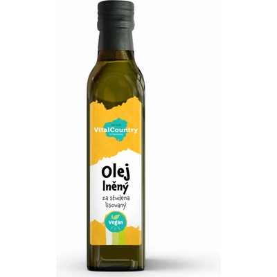 Vital Country Lněný olej lisovaný 0,25 l