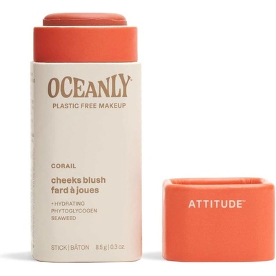 Attitude Oceanly Tuhá krémová tvářenka Corail 8,5 g