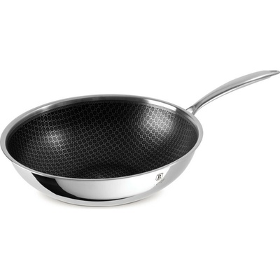BERLINGERHAUS Pánev WOK nerez s nepřilnavým povrchem 30 cm Eternal Collection BH-8521