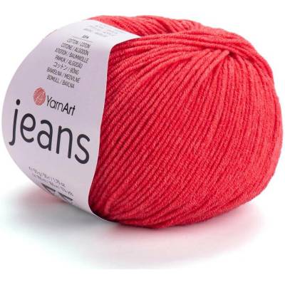 Yarn Art příze YarnArt Jeans 26 světlejší červená