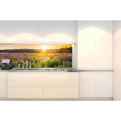 Dimex KI-180-145 Fototapeta do kuchyně Západ slunce na louku rozměry 180 x 60 cm
