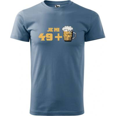 Dobrý Triko pánské tričko 49 + pivo Denim